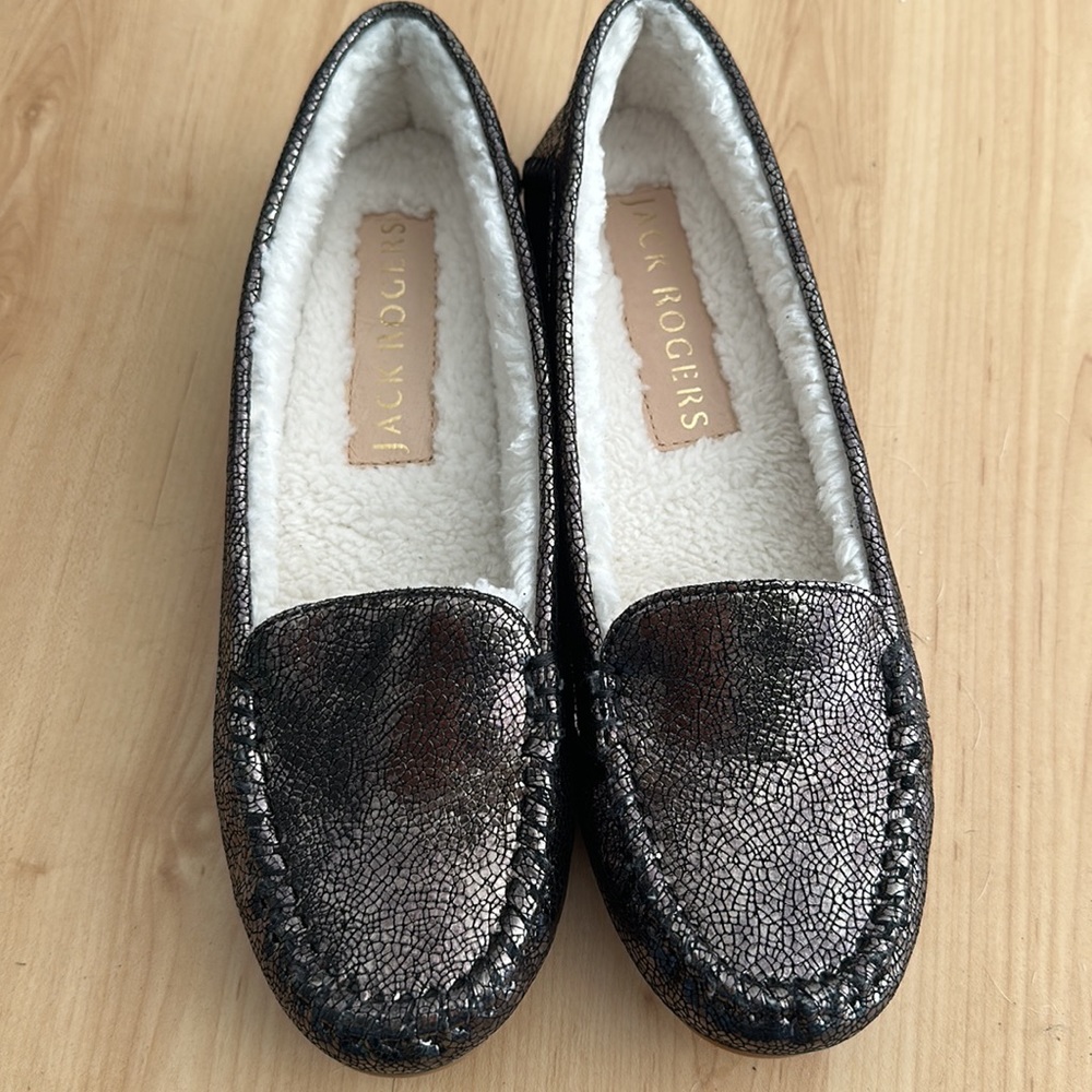 New Jack Rogers Metallic Moccasins